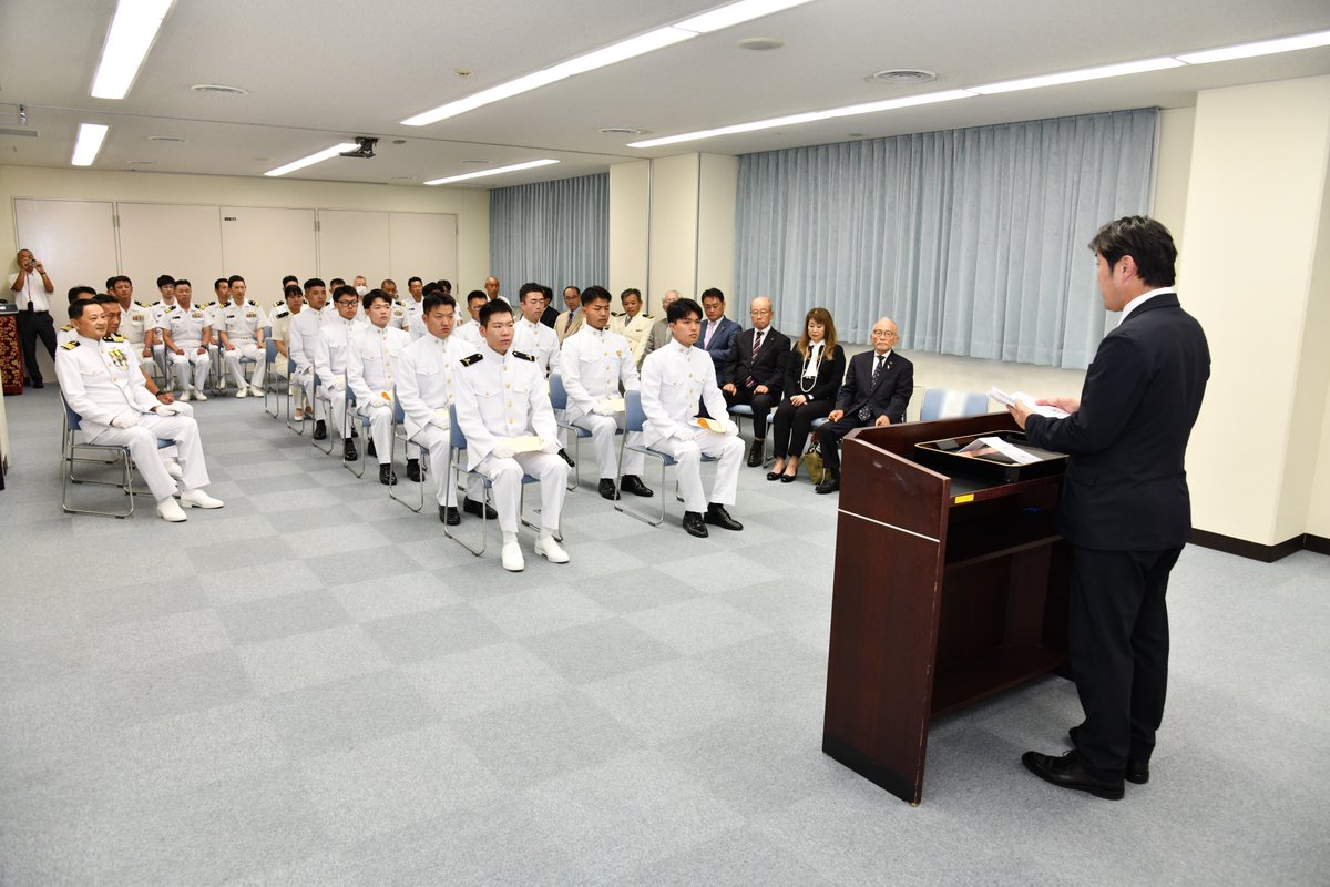 第0603期計器飛行固定翼課程 学生の #修業式 の様子です。 #第202教育