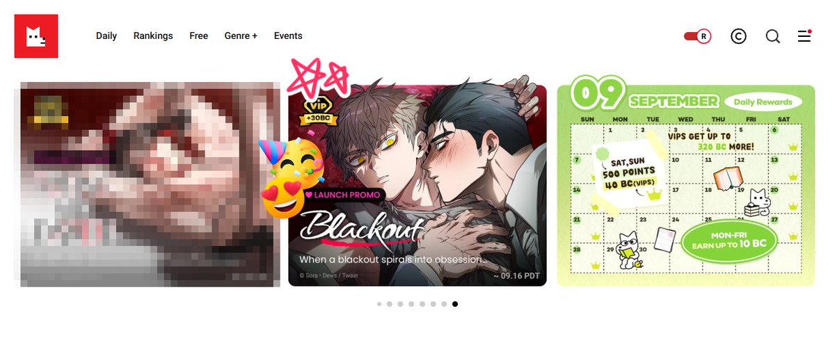 twain_comics's tweet photo. 🥳<블랙 아웃> 레진 US 런칭!🥳
영어로도 <블랙 아웃>을 많이많이 즐겨주세요~!
💖감사합니다💖

🥳 <Blackout> is now launched on Lezhin US! 🥳
Enjoy <Blackout> in English as much as you like~!
💖 Thank you 💖

https://t.co/j79PWL2LoZ https://t.co/xOwOgoNakX