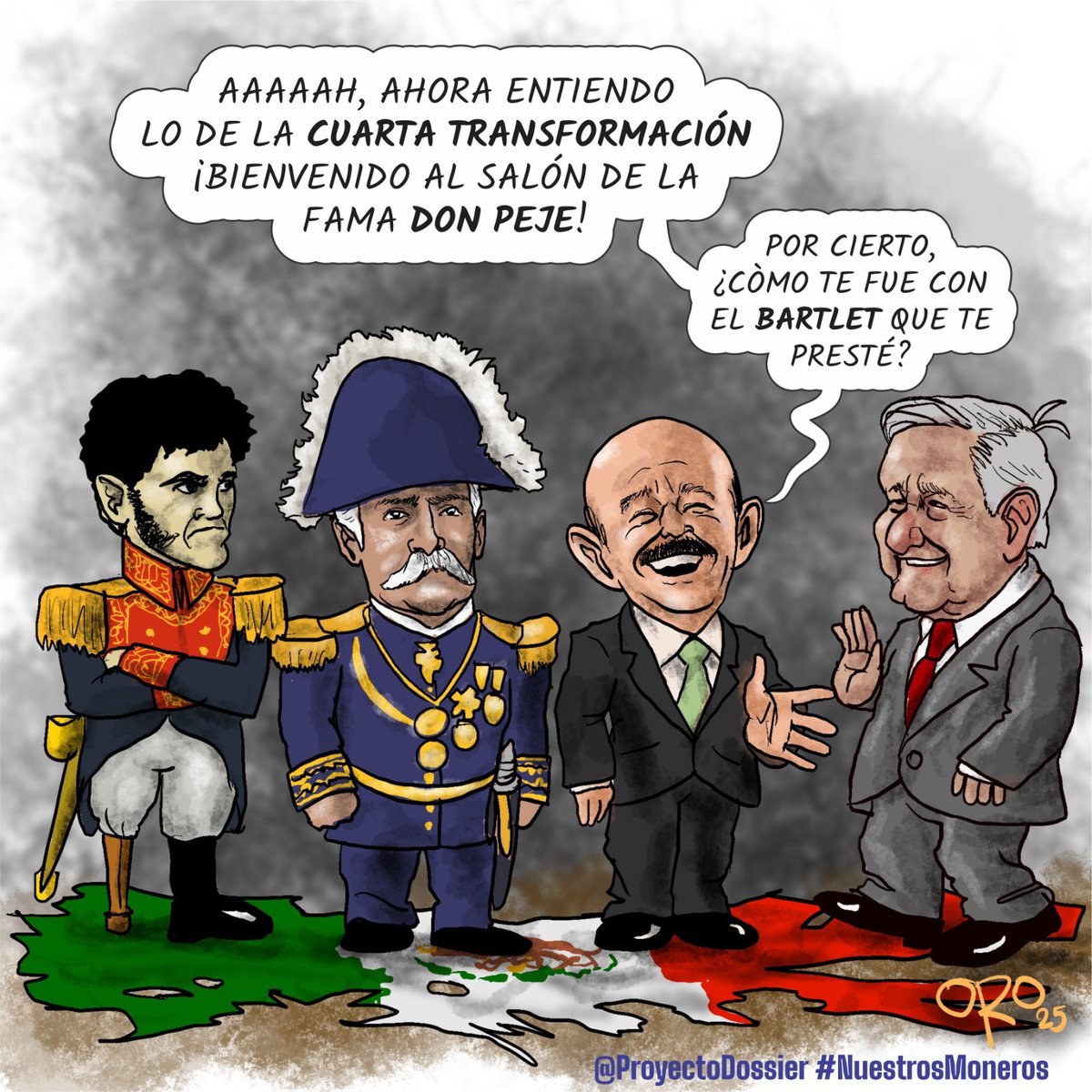 Salinas lleva a #AMLO a su salón de la fama
<a href="/GraficoOro/">Oro Humorista Gráfico</a>
#NuestrosMoneros