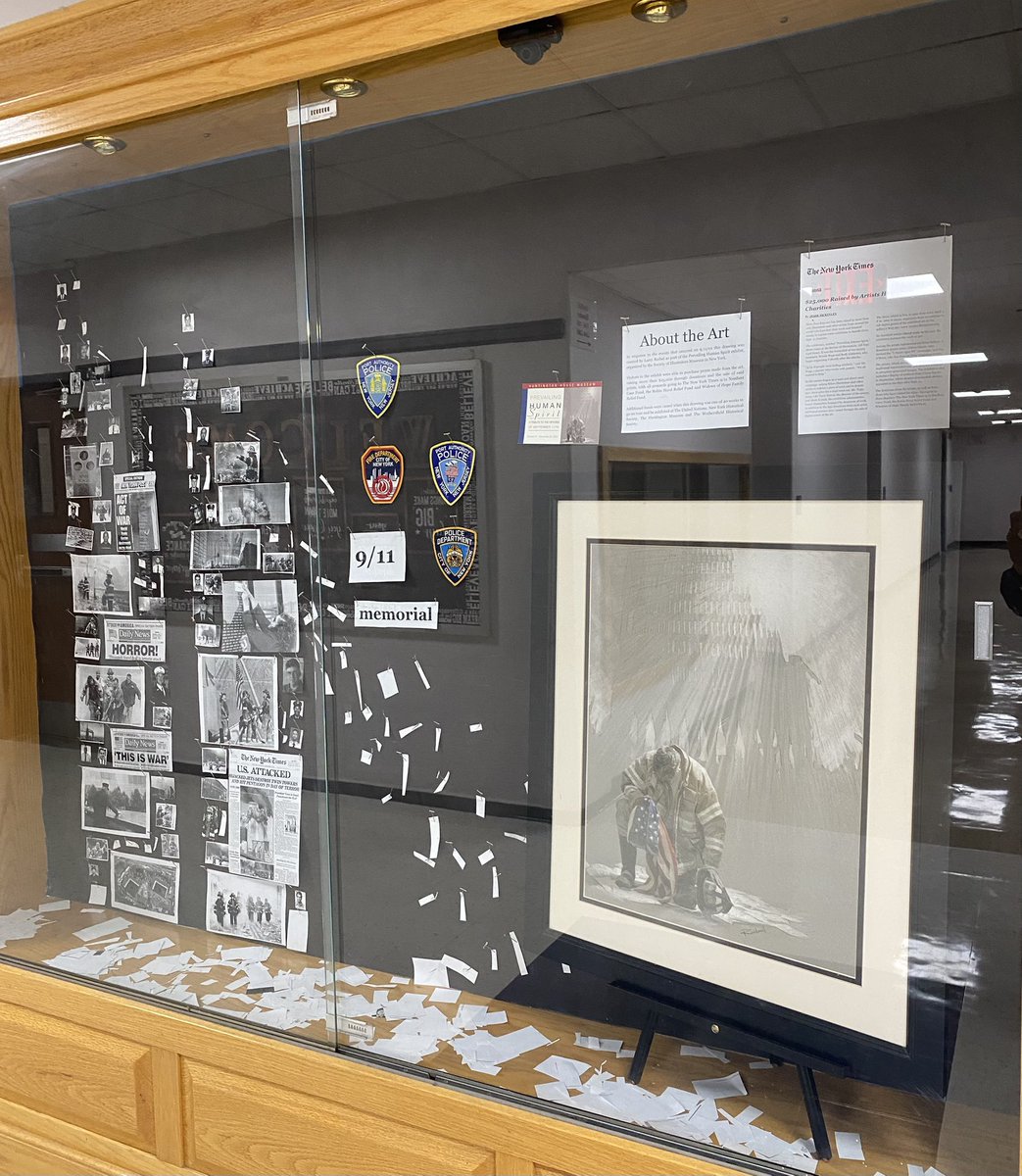 DunellenHS's tweet image. In commemoration of September 11, 2001. 🇺🇸🇺🇸Thank you again to Mr Roibal for the moving tribute to those that lost their lives that day and in the years since the attacks.