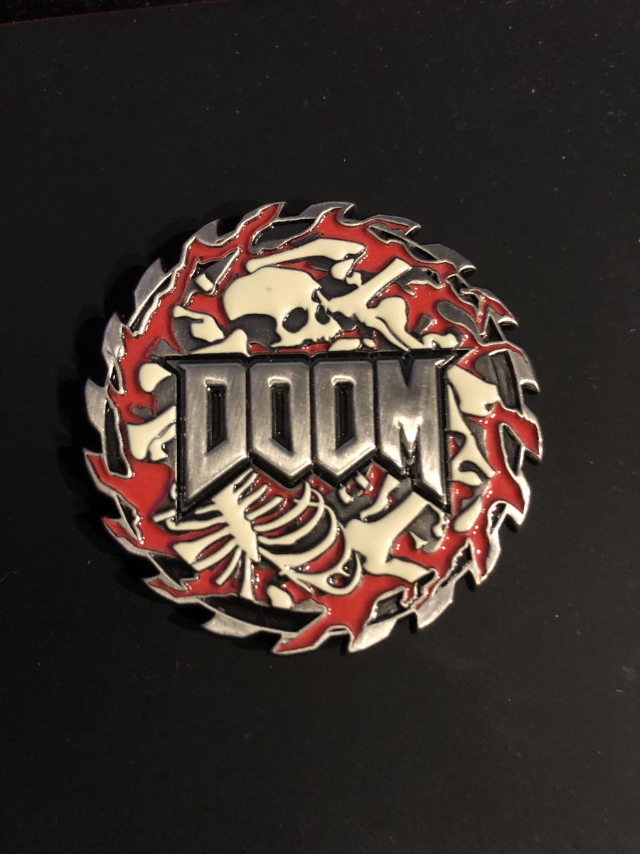 Got a metal Doom coin from <a href="/benkenobi2020/">Ben</a>, feels solid and looks sweet! Great quality, can def recommend
