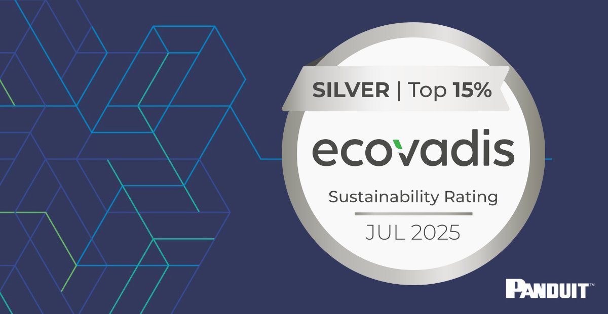 Sustainability is a journey, not a destination. We're excited to announce that Panduit has earned a Silver Medal Rating from @EcoVadis, a milestone in our ongoing commitment to a more sustainable future. okt.to/vGZa7q

#EcoVadisSuccessStory #Sustainability #ESG