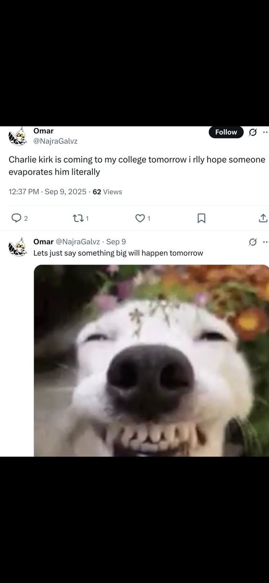 $abotage (@rs_bogdan) on Twitter photo This was posted yesterday by this account. At this moment the account is private and he is calling himself "nonbinary". <a href="/FBI/">FBI</a> <a href="/CIA/">CIA</a> <a href="/CIADirector/">CIA Director John Ratcliffe</a> <a href="/FBIDirectorKash/">FBI Director Kash Patel</a> #CharlieKirk #CharlieKirkshot #charliekirkdeath #USA This was posted yesterday by this account. At this moment the account is private and he is calling himself "nonbinary". <a href="/FBI/">FBI</a> <a href="/CIA/">CIA</a> <a href="/CIADirector/">CIA Director John Ratcliffe</a> <a href="/FBIDirectorKash/">FBI Director Kash Patel</a> #CharlieKirk #CharlieKirkshot #charliekirkdeath #USA