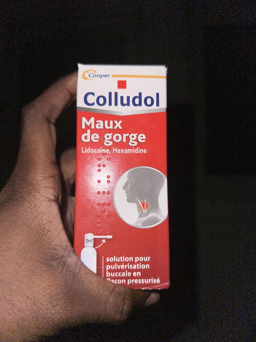 Elh_Momar's tweet image. Vraiment un cheat code pour les maux de gorge.

J’ai failli crever pendant des jours et le Colludol m’a sauvé en 1 journée