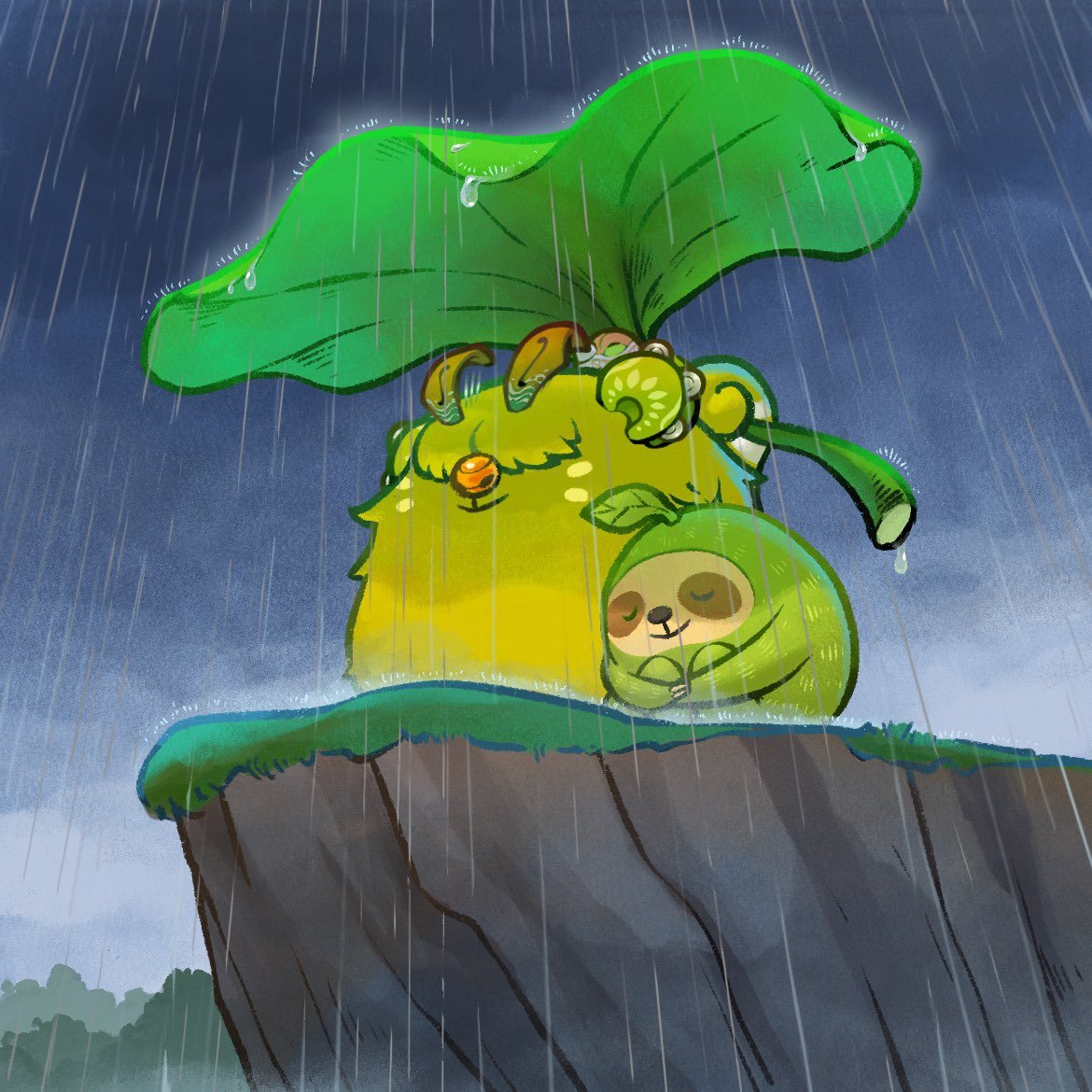 AxieInfinity's tweet image. Plant axies are known for their calm and peaceful personalities. 

They often keep to themselves, living harmoniously with all living things, especially the flora of Lunacia, with whom they can communicate! 

Plant axies often avoid confrontation, but don’t push them over the…