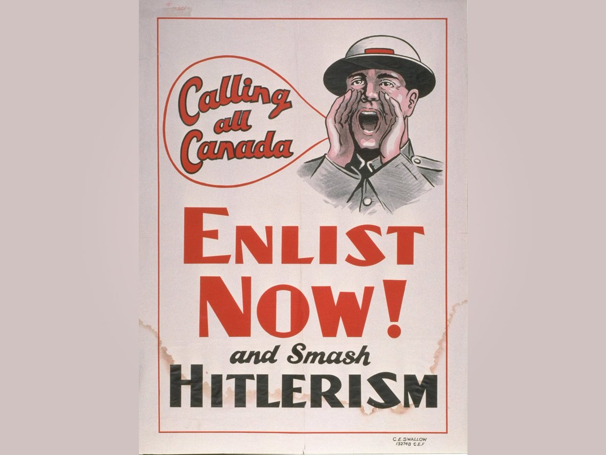 📅 On Sept 10, 1939, Canada declared war on Germany.
58,000 enlisted in weeks, and by war’s end nearly 1.1M Canadians had served at home and overseas, from a nation of 11.5M.

📸 CWM 19910001-612

#SecondWorldWar #CanadaRemembers