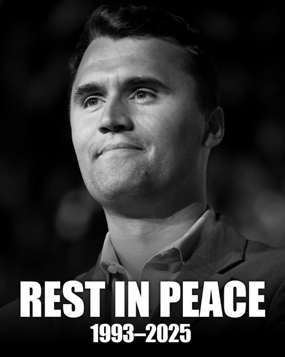 ElhamNikzat78's tweet photo. Rest in peace @charliekirk11 🖤💔 https://t.co/JW6VxN45qX