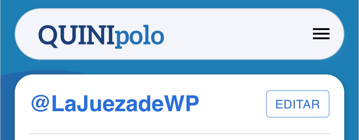 Vuestra jueza participará en la Quinipolo. De momento, estamos todos en una liga global. Sin embargo, mi idea es jugar en una liga privada. Quien quiera participar conmigo, escribidme por MD.