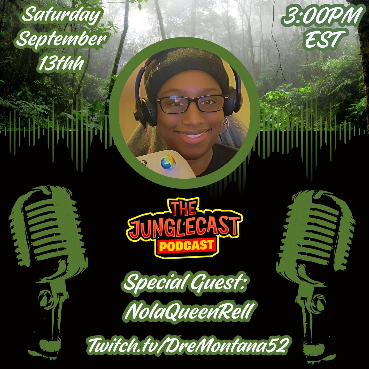We got family in the building!  Join us this Saturday as we interview <a href="/NolaQueenRell/">Rell ✨</a> to talk about all things streaming, gaming and life!  It’s something you won’t want to miss.  <a href="/DreMontana52/">Dre 🇹🇹</a> <a href="/Lolex99g/">GML 💅🏾</a> <a href="/Mely_Tha_Pirate/">Big Mely✨</a> <a href="/DeepVoiceKam/">The Gaming Hashira 👾🎮</a> can’t wait to see you!