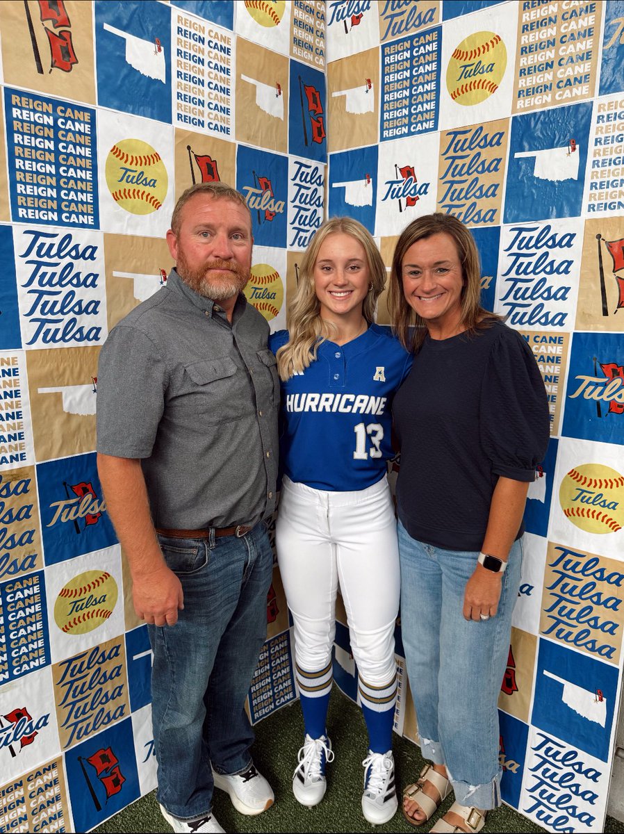 Thank you <a href="/TulsaSoftball/">Tulsa Softball</a> for my first official visit. I had a great time and enjoyed getting to spend the day with <a href="/bsmart17/">Brooke Smart</a> <a href="/CoachDreswick/">Jess Dreswick</a> <a href="/Strimp25/">Crissy Strimple</a>! 
#reigncane🌀
#uncommited