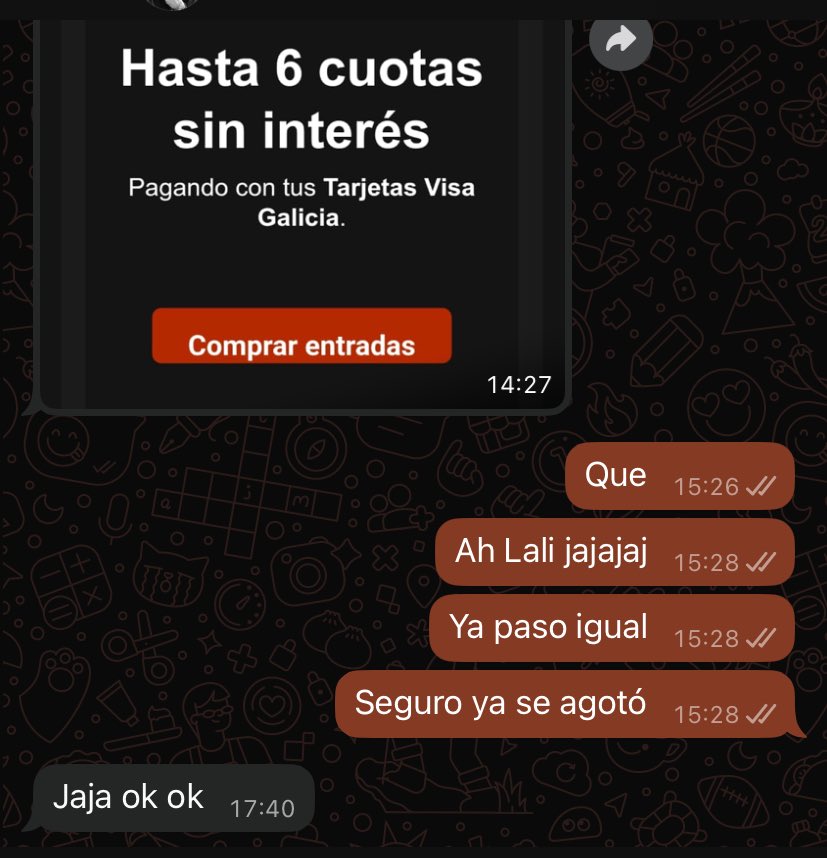 bbeingxle's tweet photo. Esta conversación que tuve hoy con mi viejo 😭 el tiene mas ganas q yo https://t.co/HiHITxaf4z
