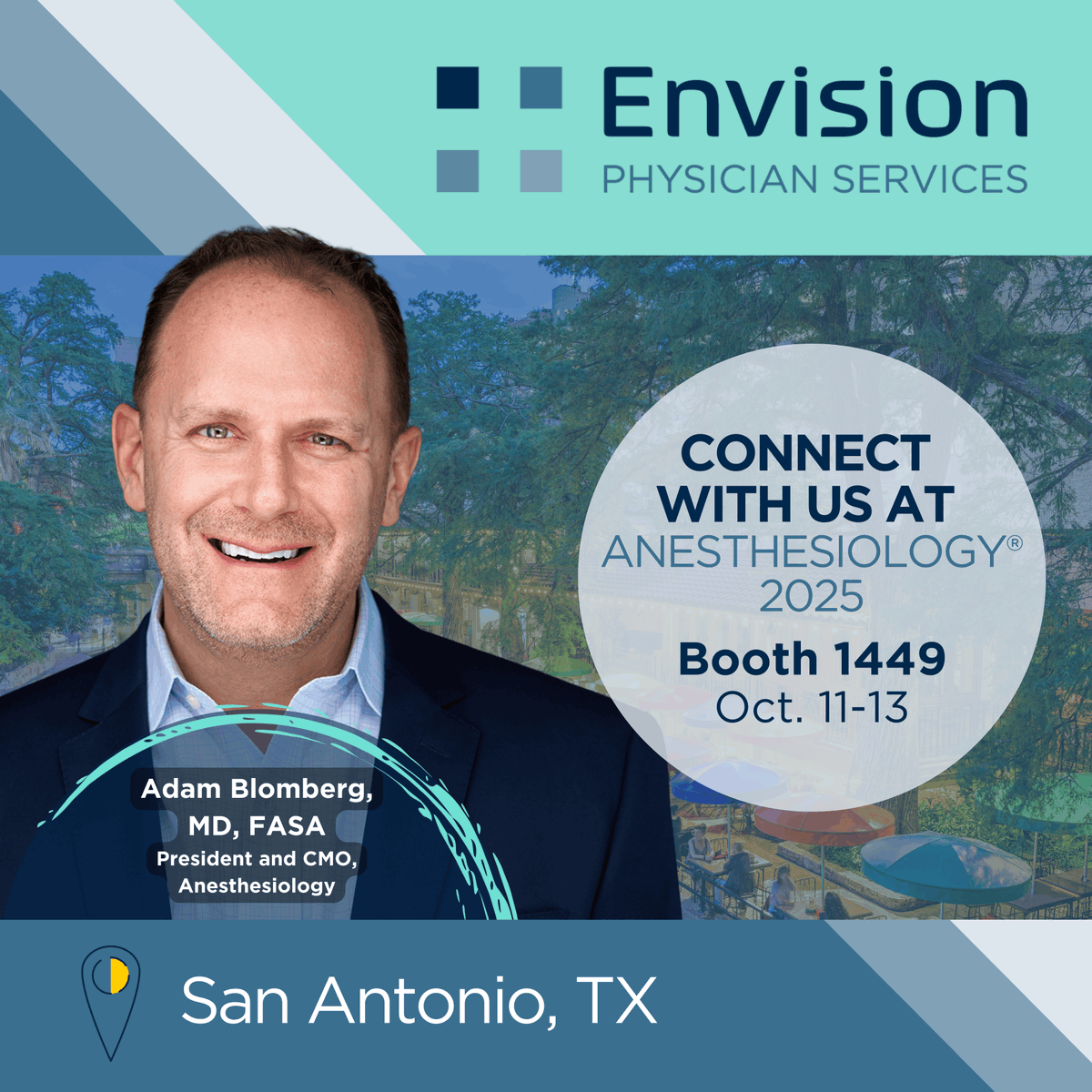 Looking for a new #anesthesiology opportunity? Don’t miss your chance to meet our clinical leaders at ANESTHESIOLOGY® 2025. Come see why more clinicians choose Envision! Can’t wait? Find your ideal role today: hubs.la/Q03HRHS40. #AnesthesiologyJobs #ANES25