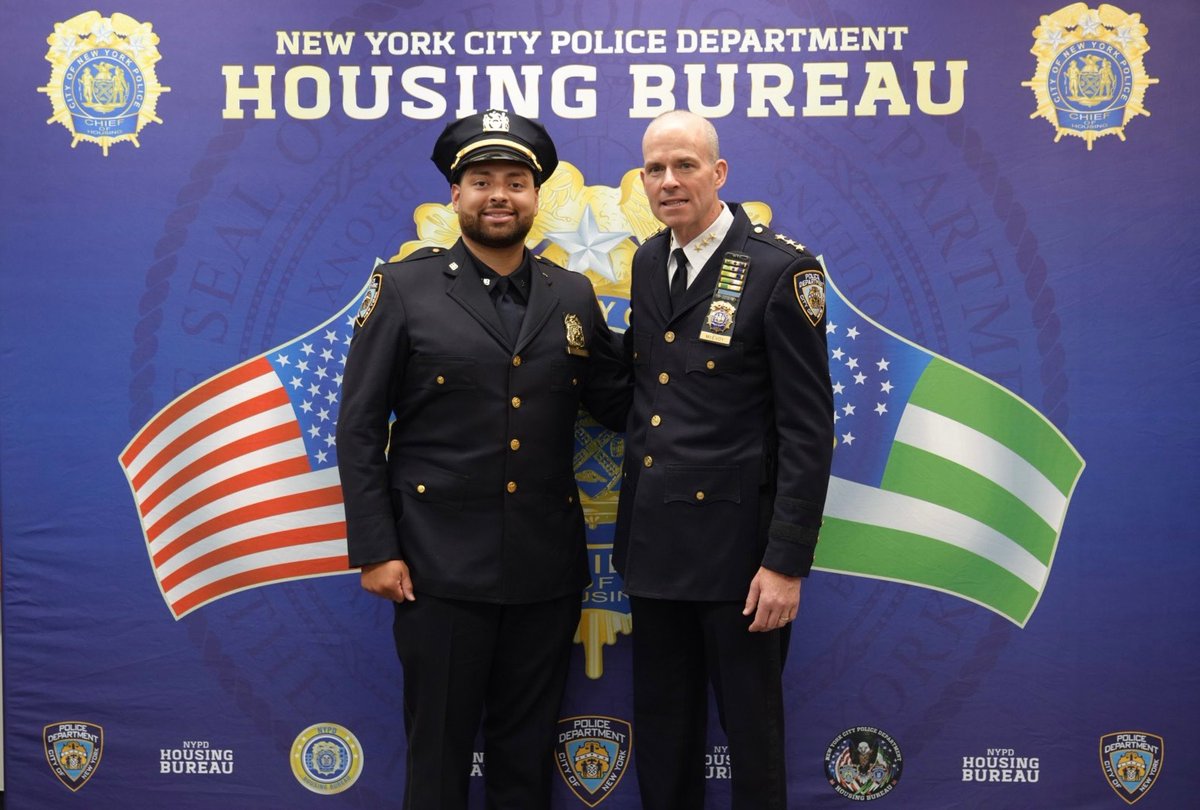 NYPD held a promotion ceremony to recognize the hard work of our Officers. Congratulations to Police Officer Malave and PO Salcedo on your well deserved promotion to Sergeant. Good luck.