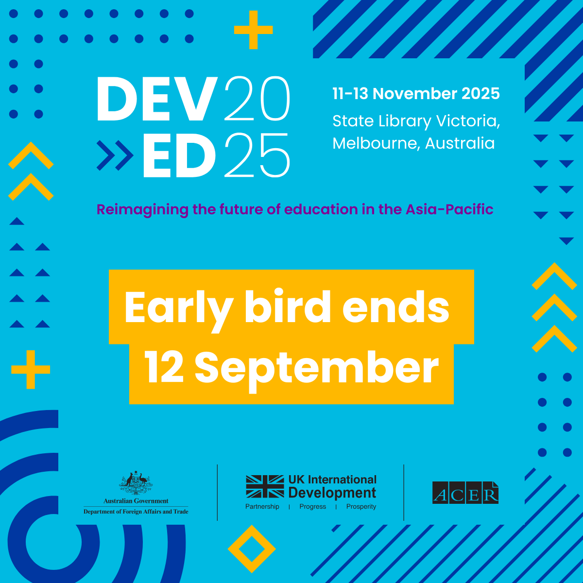 Have you seen the #DevEd25 program yet?
🌊 Featuring Chris Hines <a href="/NatGeo/">National Geographic</a> Pristine Seas
📅 11–13 Nov | Melbourne
⏳ Early bird ends THIS WEEK → acer.ac/47BM5ty