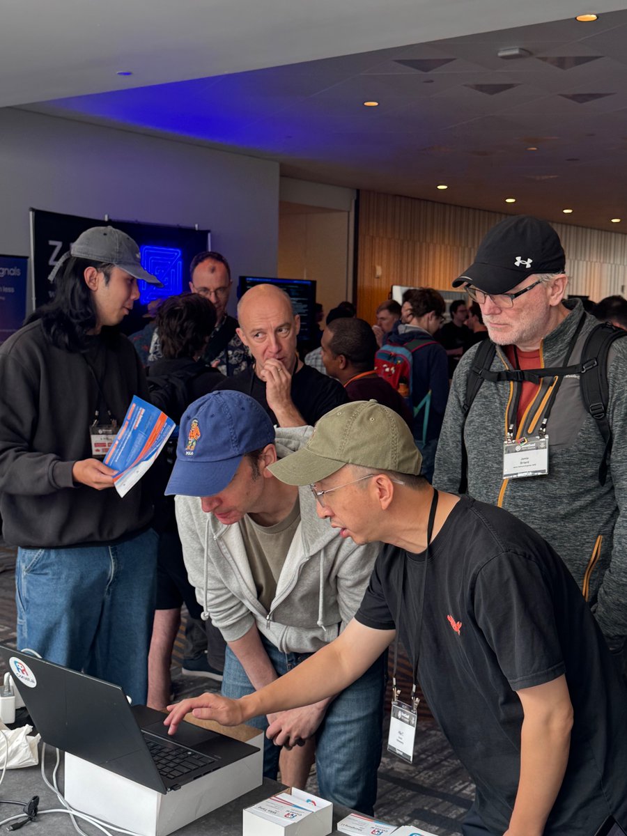 CorustAI's tweet photo. RustConf is over, but the Rustacean spirit never stops 🦀❤️
Seeing so many builders sharing code, ideas, and laughter reminded us why open source matters.
Some favorite moments from the floor ⬇️