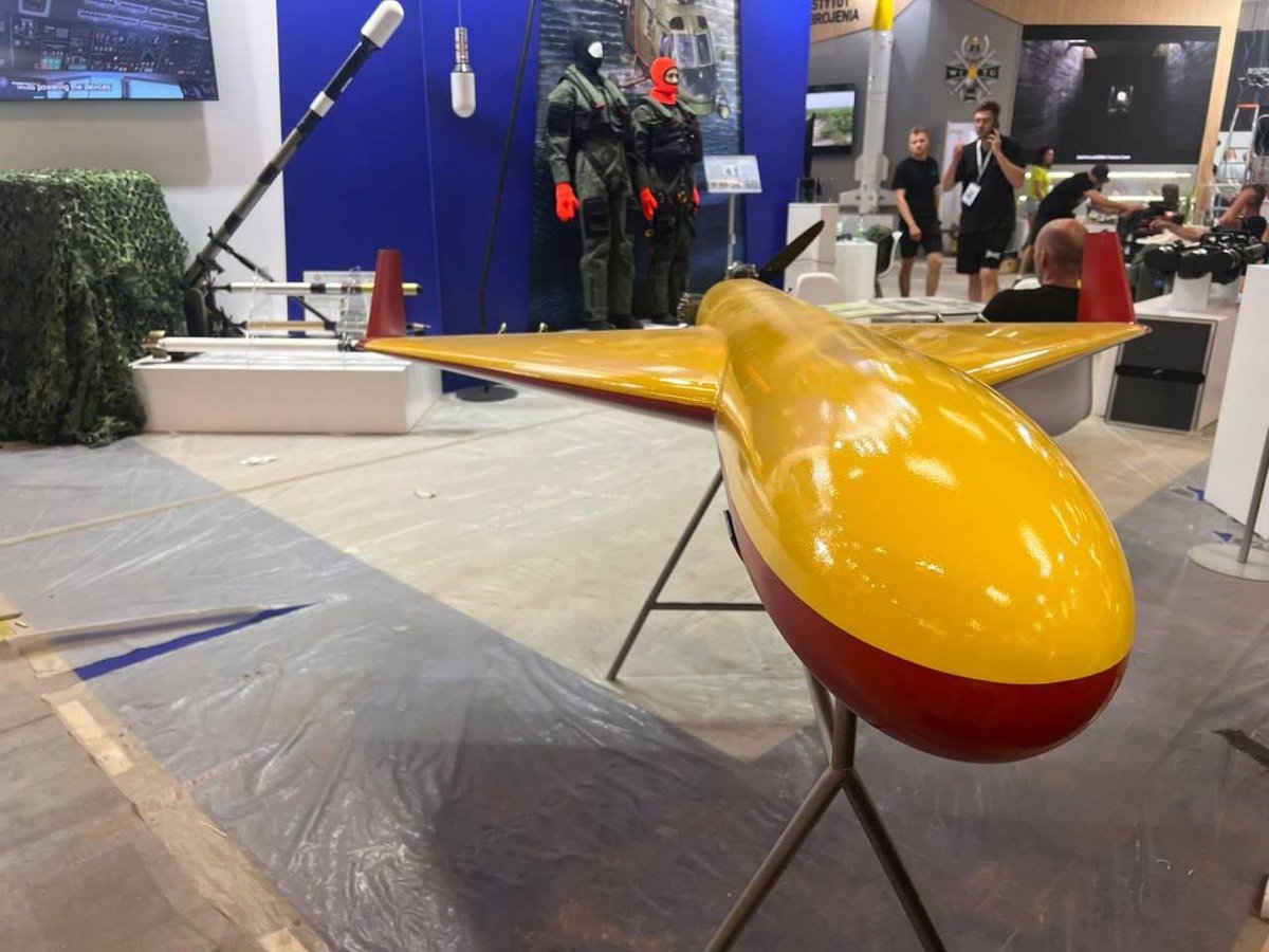 dronesdeguerra's tweet photo. #Polonia ya cuenta con su propia copia del dron de ataque unidireccional Shahed-136, de fabricación iraní. Llamado PLargonia. Puede lanzar una ojiva de 20 kg a una distancia máxima de 900 km. https://t.co/D3Wf3wTDS5