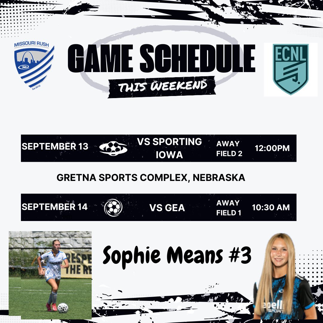 SophieMeans10's tweet image. Next stop Nebraska!✈️🌽
@MORushECNL09g @MoRushECNL @RushSoccer @MoRushSoccer @ImYouthSoccer @ImCollegeSoccer @TopDrawerSoccer @TheSoccerWire