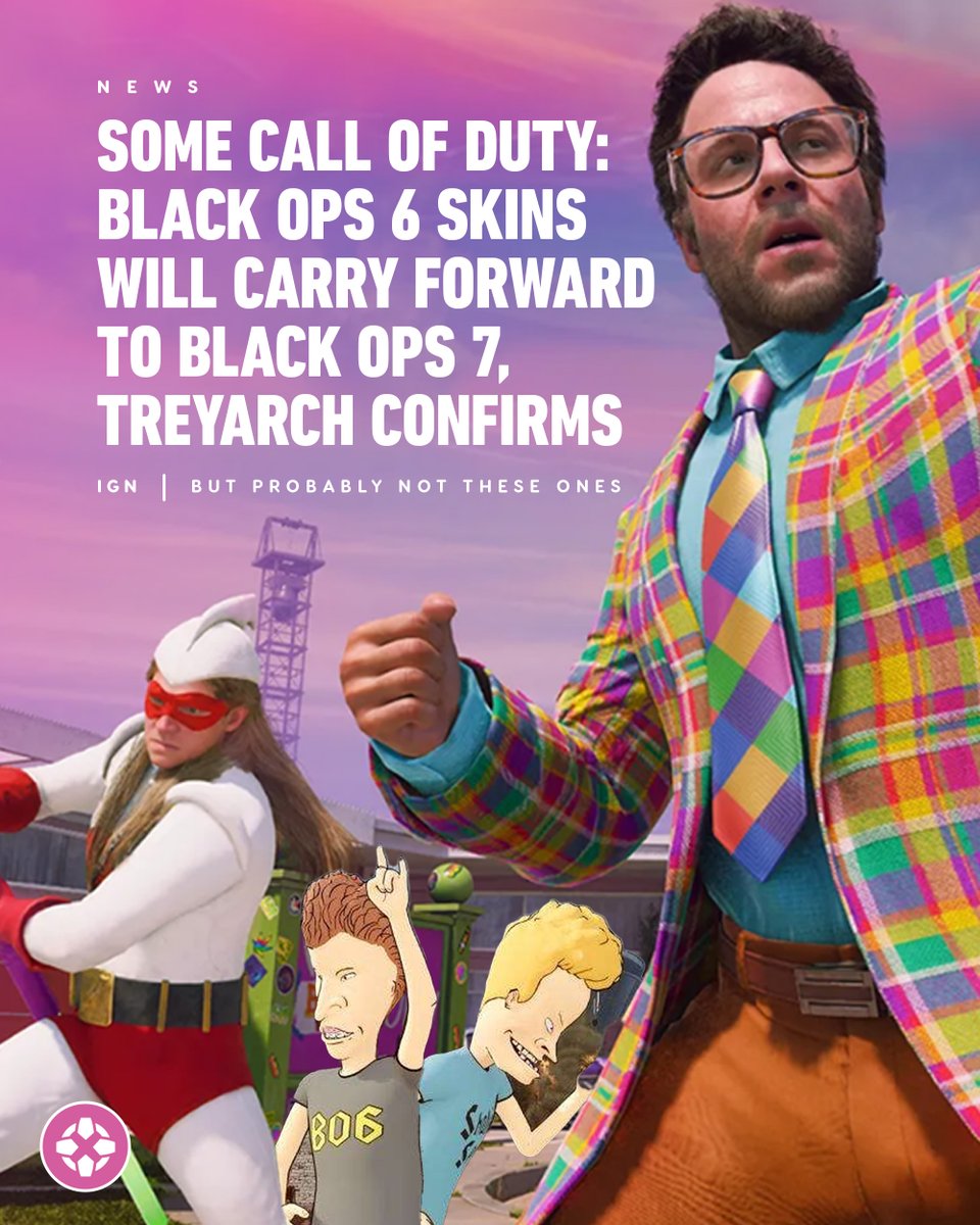 IGN's tweet photo. Fans are starting to ask if other Call of Duty: Black Ops 6 skins will appear in Black Ops 7 after Treyarch confirmed some Zombies skins will be available. https://t.co/uCAbjOyhhq https://t.co/pLSGskZ6jV