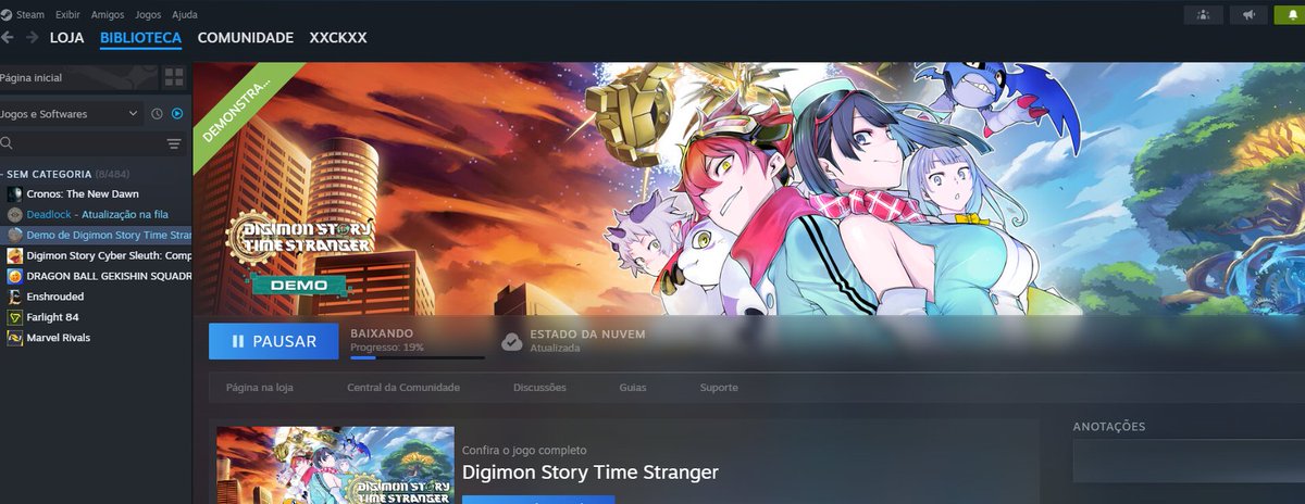 Liberou!!!! #DigimonStoryTimeStranger