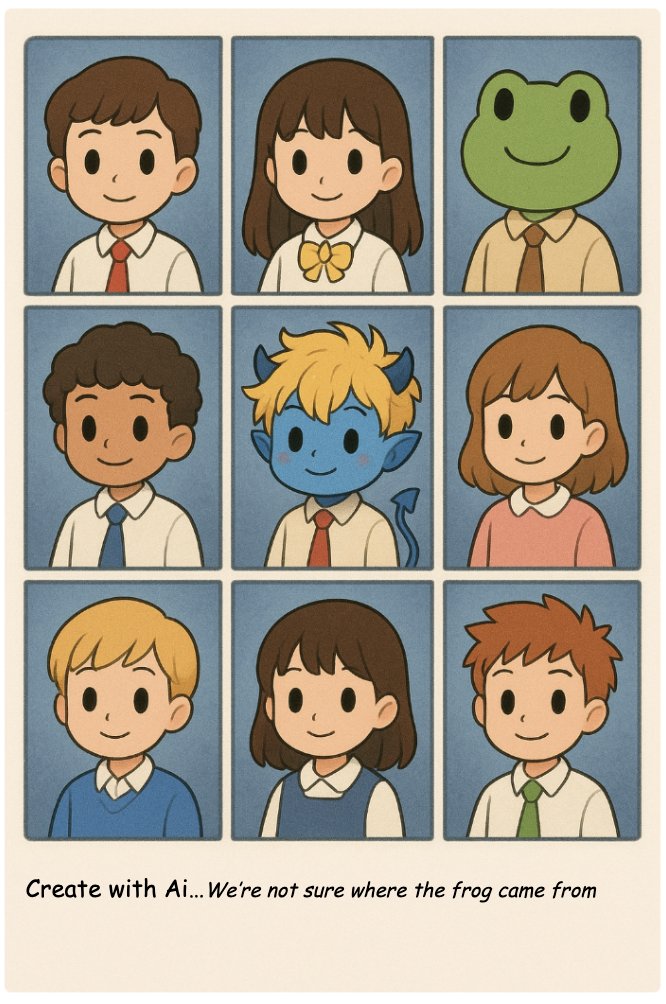 Don't forget.  Picture day is tomorrow.