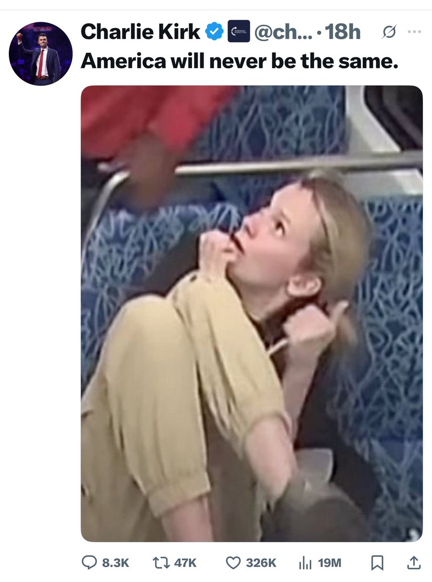 TrumpDailyPosts's tweet photo. Charlie Kirk’s prophetic post just hours before his death https://t.co/gXDbb7tnsP