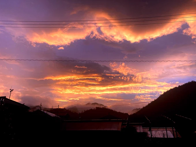 AM 5:36 #下北山村