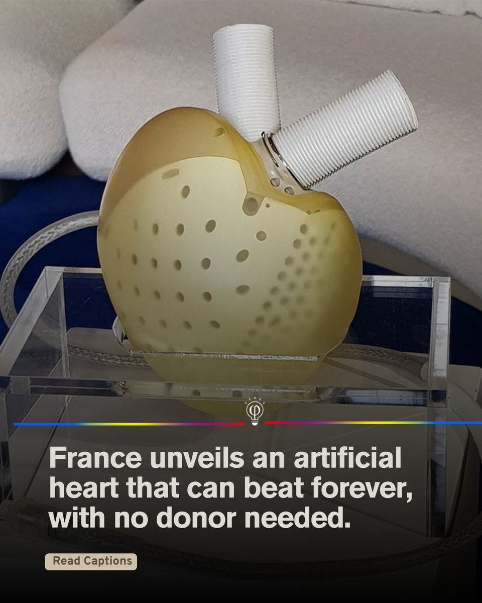 CyberpunkTTRPG's tweet image. France Unveils An Artificial Heart That Can Beat Forever With No With No Donor Needed #ArtificialHeart #HeartTransplant #BioCompatible #OrganTransplant #Cyberpunk #TTRPG #RPG