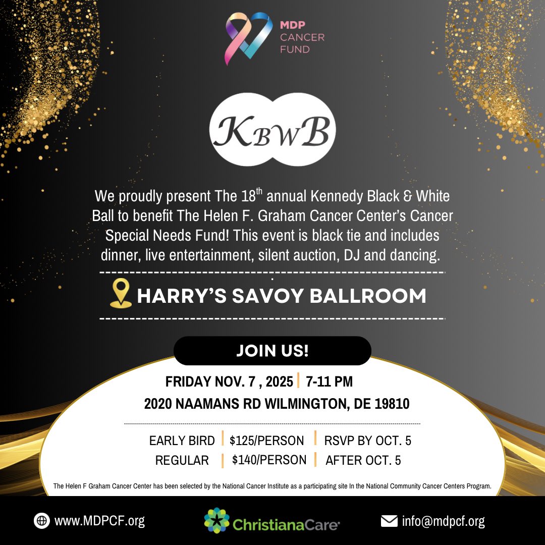 MDP_CF's tweet image. Sept is gynecological cancer awareness month! Learn what cancers that entails &amp;amp; support us as we support those affected by these types of cancers. Buy your tix to #KBWBl on our website! Presale ends Oct 5

#MDPCF #nonprofit #delaware #gynecologicalcancerawarenessmonth