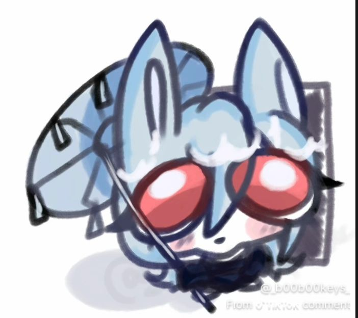 REALLY REALLY CUTE ART OF USAGI I GOT ON TIKTOK WAHHHHH