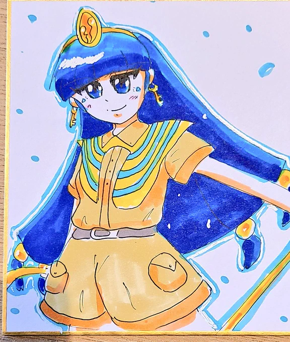 朝から東方色紙描いてました こいしさんなれこさん