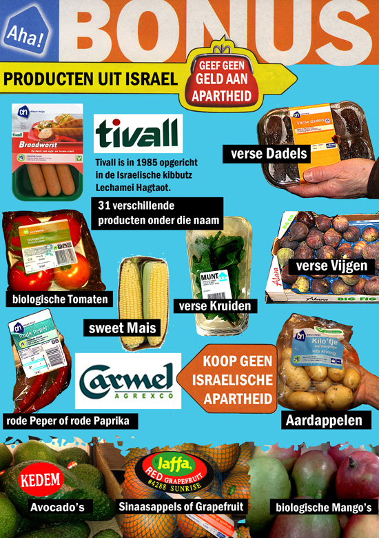Waarom niet? Supermarkten wachten op u, beste klant! 
Doe mee aan de algemene boycot van Israelische producten.
Economische druk heeft Zuid-Afrika destijds ook van de apartheid afgeholpen   #BDS nrc.nl/nieuws/2025/09…