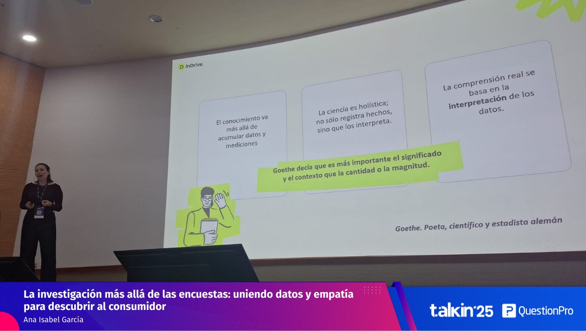 Las encuestas nos dicen lo que la gente declara, pero no siempre lo que siente o hace realmente. Ana García Covalles nos recuerda que integrar la empatía nos permite descubrir emociones, contradicciones y aspiraciones que los datos por sí solos no muestran #Talkin25