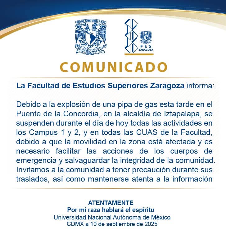 COMUNICADO 10/09/2025
#FESZaragoza