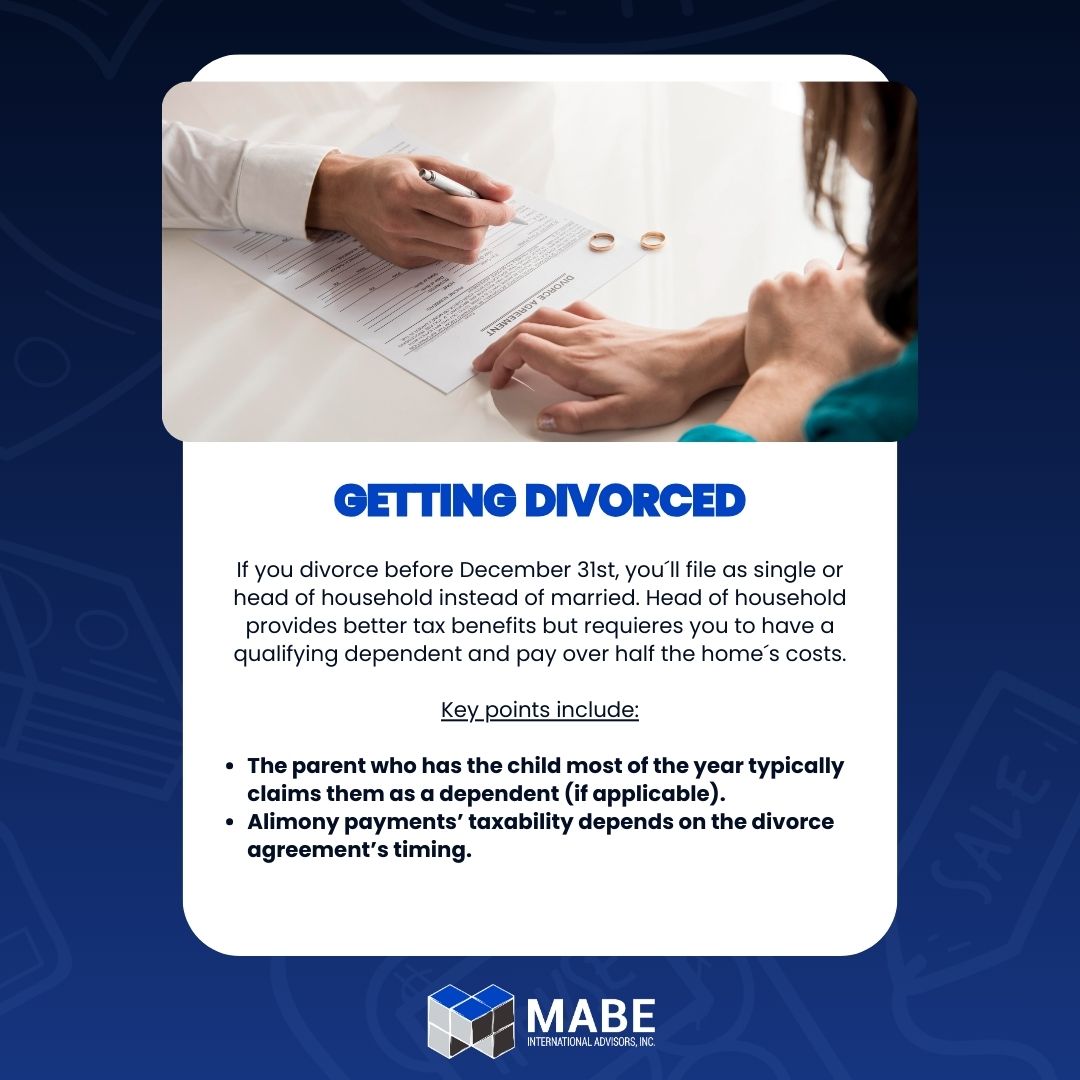 Mabetax1's tweet photo. Life changes like marriage, divorce, or a new child can impact your taxes. Our team helps you file with clarity and confidence—reach out today!
Contact us!
📞281.741.3691
✉️info@mabetax.com
#Mabetax #TaxAdvisors #KeyLife #KeyTaxes #Houston #Texas