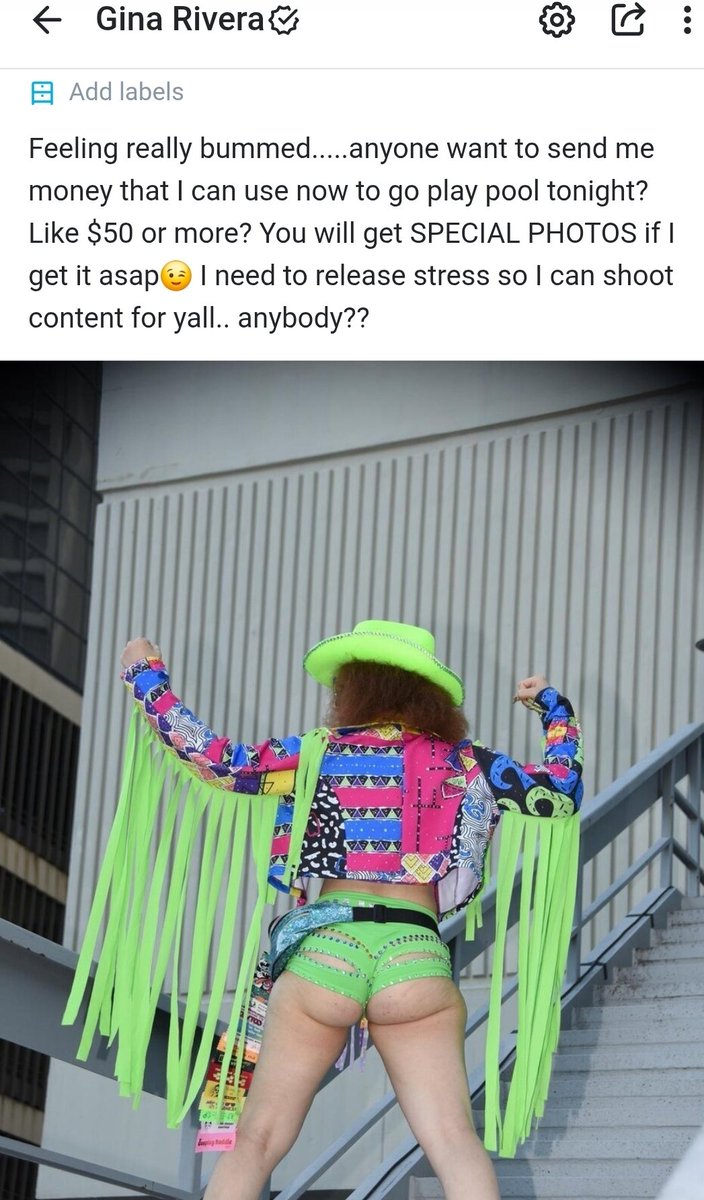 ModelGina's tweet image. CashApp: $Modelginarivera 
Zelle: Modelgina1@gmail.com
