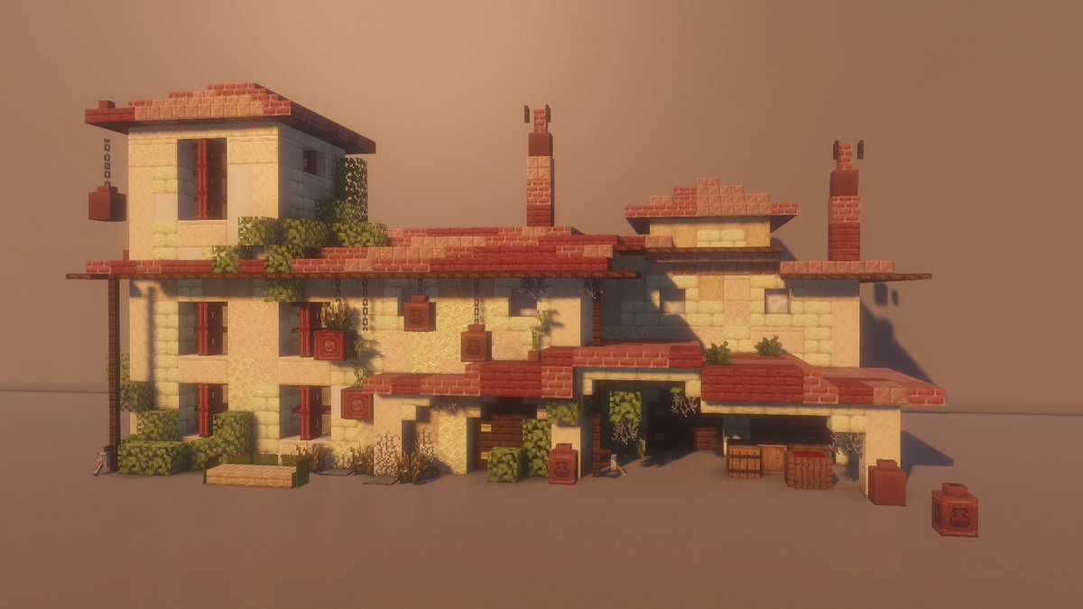 wish i hadnt fallen in love with end stone bricks for this build there's 0 palette for this shit