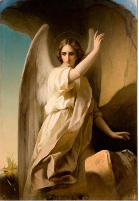 يأتي الالهام بواسطة الملائكه من الرب الى مخلوقه المفضل ، الانسان ، وهو قوة سماوية تُقذف فينا حسن النيات و سمو الفكر و نور القدرة .