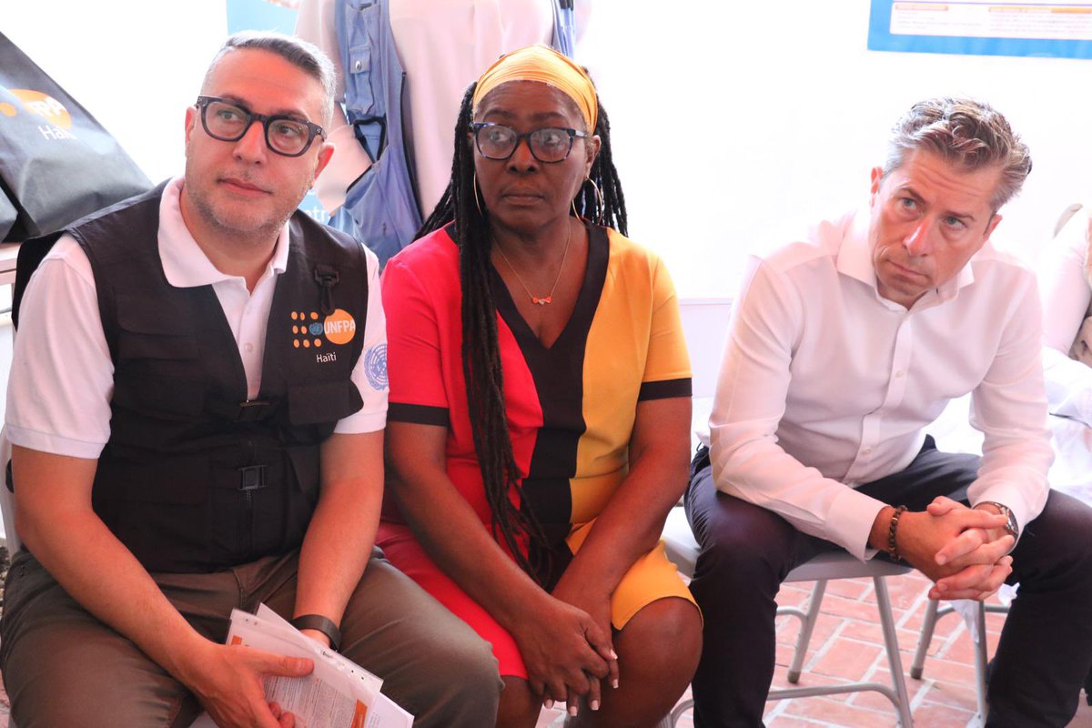 Thank you <a href="/UNReliefChief/">Tom Fletcher</a> for your visit. <a href="/UNFPAHaiti/">UNFPA Haïti</a> appreciates <a href="/OCHAHaiti/">OCHA Haiti</a> support to GBV and SRH life saving interventions for women and girls. <a href="/dienekeita/">Diene Keita</a> <a href="/UNFPA/">UNFPA</a> <a href="/unfpachief/">UNFPA Executive Director</a> <a href="/UNFPALAC/">UNFPALAC</a> #Haiti <a href="/ssottoli/">Susana Sottoli</a>