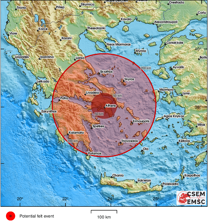 LastQuake's tweet photo. #Earthquake (#σεισμός) possibly felt 21 sec ago in #Greece. Felt it? Tell us via:
📱https://t.co/QMSpuj6Z2H
🌐https://t.co/AXvOM7I4Th
🖥https://t.co/wPtMW5ND1t
⚠ Automatic crowdsourced detection, not seismically verified yet. More info soon! https://t.co/kc9o3NUijZ