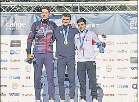 Felicitem al Miquel Travé per la medalla de Bronze aconseguida en la modalitta C1 de la Copa del Món de Piragüisme en Aigües Braves celebrada a  Alemanya.
Ànims Miquel i a continuar gaudint del Piragüisme, esport que tant t'agrada. !