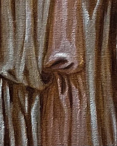 عملي بالالوان الزيتية ، لواحد من معلميني المفضلين ، عيسى ابن مريم .