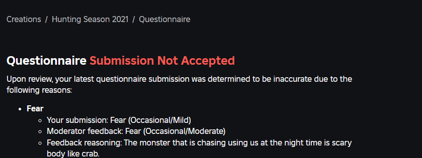 #Roblox #RobloxDev #RobloxDevs
This is another piece of feedback I got for another game I made in 2021

really????