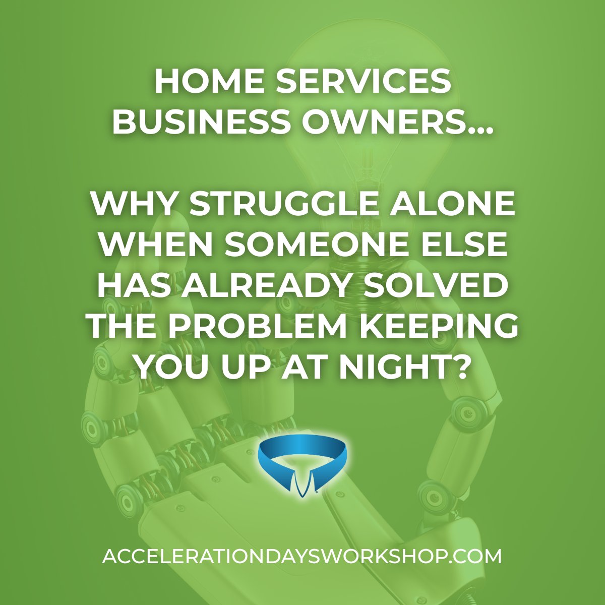 BlueCollarSG's tweet image. 🤔 Running a home service biz can feel lonely—but the problem keeping you up at night? Someone’s already solved it.

At #AccelerationDays® (Nov 3–5 | Orlando), learn how peer collaboration turns isolation into growth.

#Inspire #ProudToBeBlueCollar™