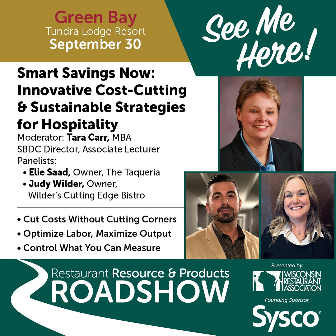 🗓️ Mark your calendars! Smart Savings Now: Innovative Cost-Cutting &amp; Sustainable Strategies for Hospitality event at Tundra Lodge will take place on 9/29! The event begins at 9:55am and concludes at 10:40am. Registration and event info can be found here: bit.ly/4mutPGA