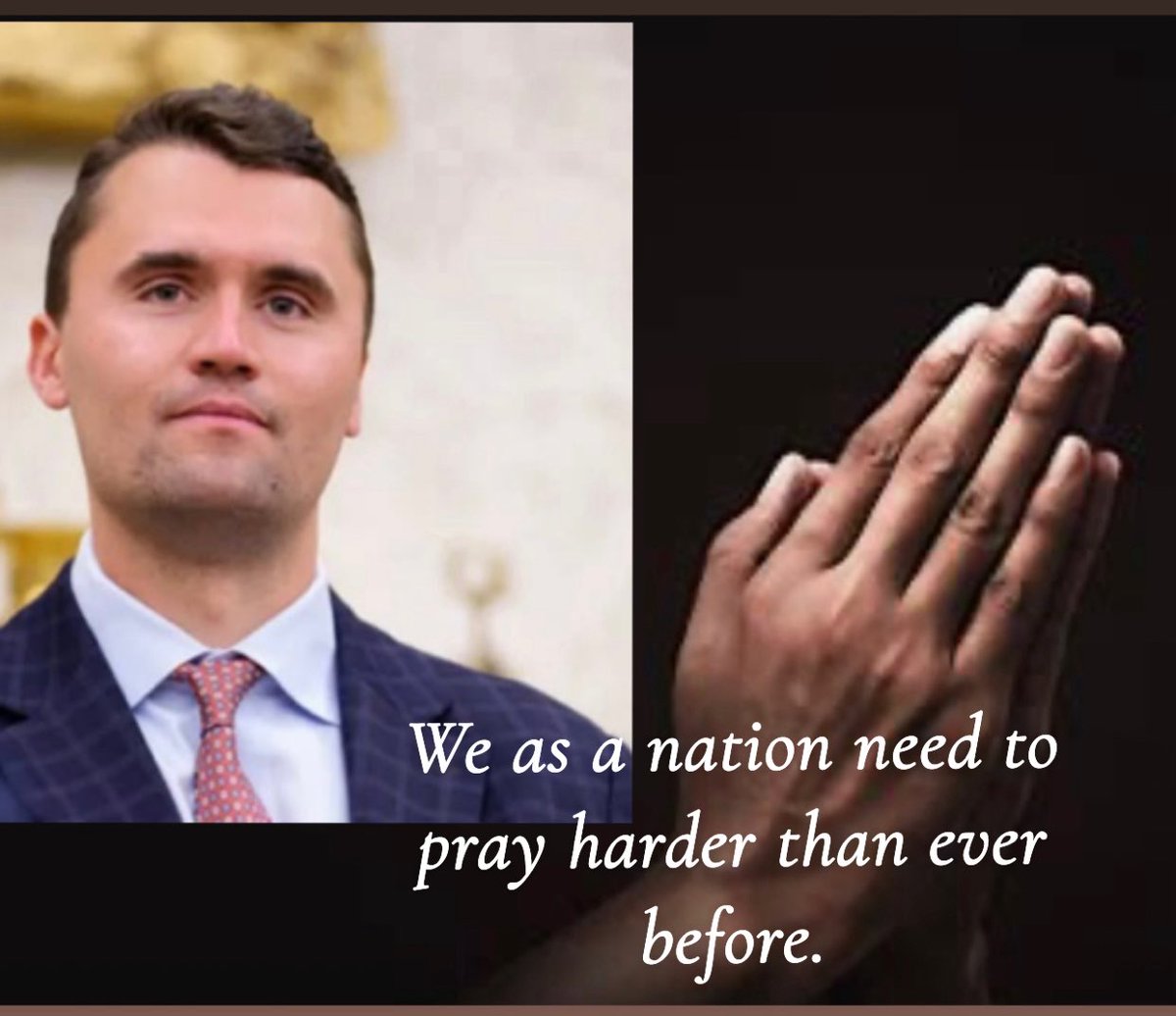 mgliving's tweet photo. 🙏💔🙏 #turningpointusa https://t.co/zmdZjyLStX