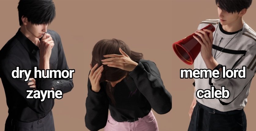 Actually now I'm thinking about how mc has to deal with these two