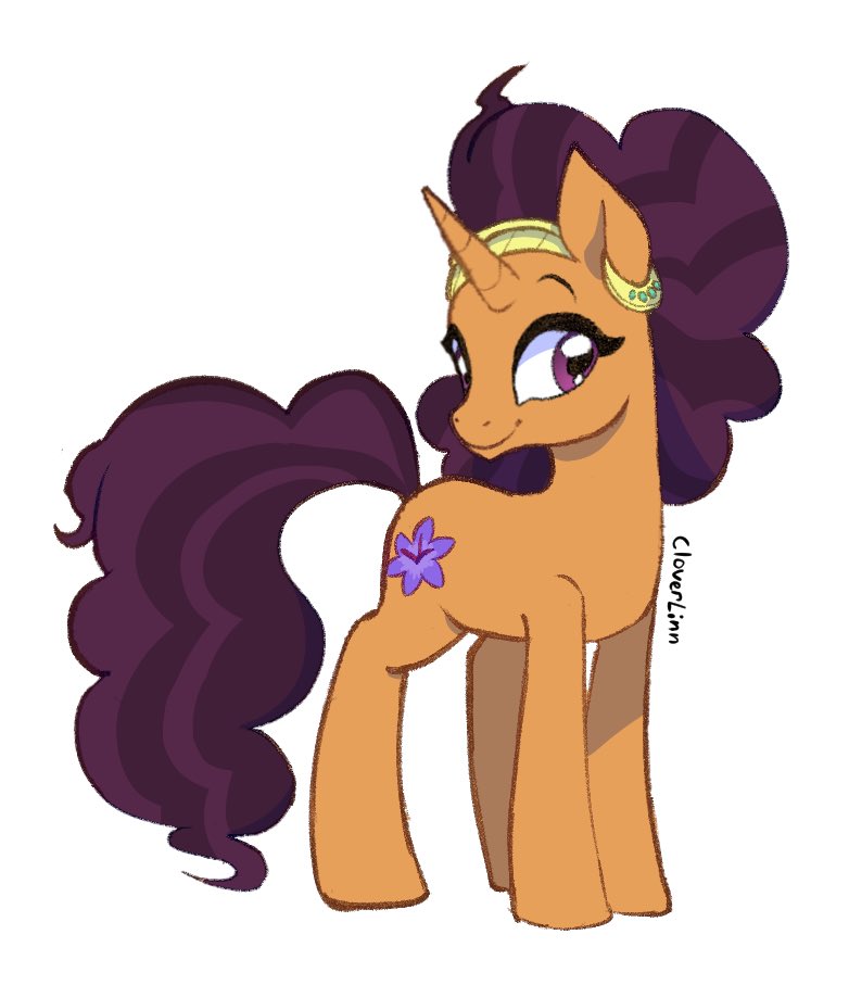 CloverL1nn's tweet photo. One of my favorite non main characters, Saffron Masala #mlp https://t.co/lxVJ9IFjxY