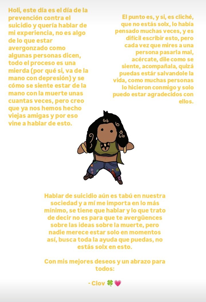 Holi, este es un mensaje para todos ‼️

Me ayudaría mucho si lo compartieran este día.