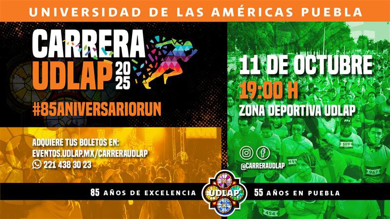 Educación| La #Udlap presenta la #carrera por su 85 #aniversario

<a href="/udlap/">UDLAP</a>
<a href="/aztecasudlap/">Aztecas UDLAP</a>

#VisiónMetrópoli 

visionmetropoli.com/la-udlap-prese…