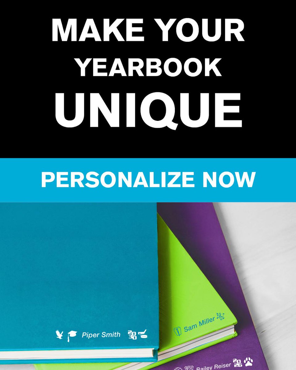 Moore_MS_CISD's tweet image. 📚✨ Make your yearbook uniquely yours! ✨📚
Add your student’s name to the front cover and get 4 FREE icons to show off their personality, hobbies, or school spirit. 🎉 Hurry this  offer ends September 12th!
👉 Order today and make it one-of-a-kind! jostensyearbooks.com/?REF=A08127990